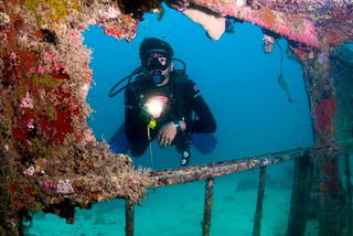 Illustration for article titled Old Oil Rig Converted Into Brand New Vacation Spot For Scuba Divers